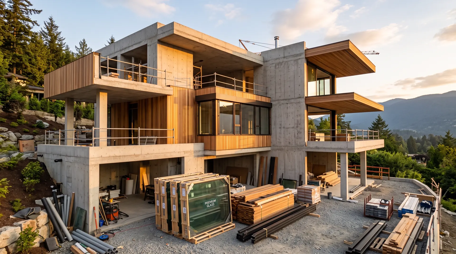 Obra de construcción dirigida por Ispirato en Anzoátegui, Venezuela